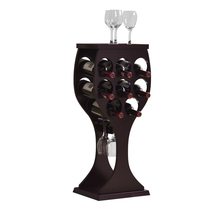 Wine rack shaped like wine online glass